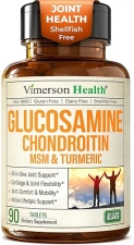 VIMERSON HEALTH GLUCOSAMINE CHONDROITIN MSM 1500MG JOINT SUPPORT SUPPLEMENT FOR MEN WOMEN 90 TABLETS
