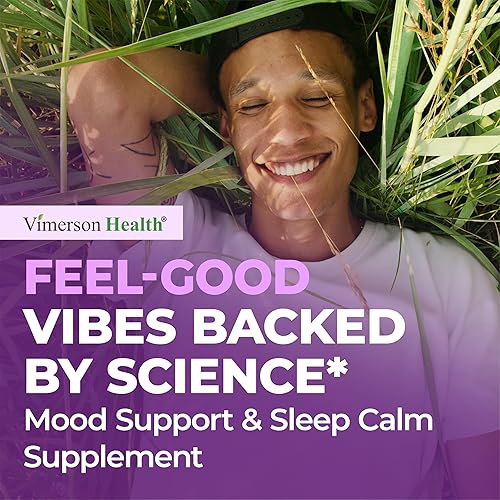 VIMERSON HEALTH 5-HTP 200MG SEROTONIN SUPPLEMENT FOR SLEEP, MOOD STRESS SUPPORT 60 CAPSULES, MADE IN USA