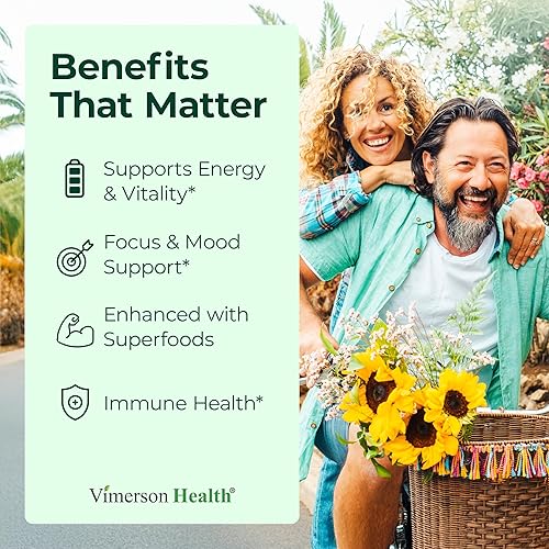 VIMERSON HEALTH VEGAN MULTIVITAMIN TABLETS FOR WOMEN MEN 23 ESSENTIAL VITAMINS MINERALS FOR WELLNESS, 90 CT