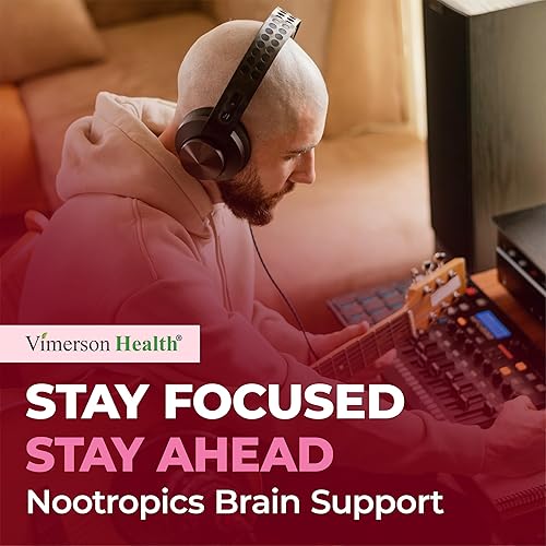 VIMERSON HEALTH ASIAN GINSENG GINKGO BILOBA CAPSULES NOOTROPIC BRAIN, MEMORY ENERGY SUPPLEMENT 60 COUNT