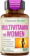 VIMERSON HEALTH WOMENS MULTIVITAMIN CAPSULES WITH METHYLATED B12, D, C, ZINC MAGNESIUM DAILY SUPPORT