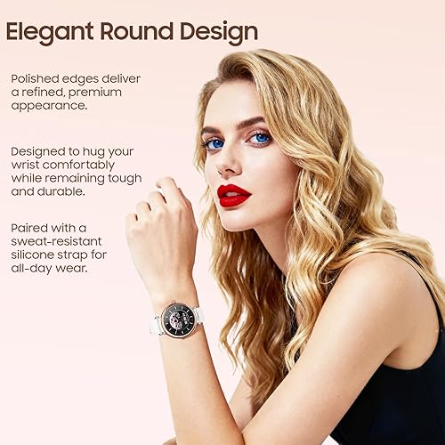 TOZO S8 AMOLED SMART WATCH FOR WOMEN, 1.32 HD FITNESS TRACKER, SLEEP MONITOR, BLUETOOTH CALLS