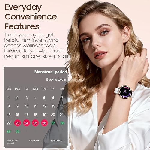 TOZO S8 AMOLED SMART WATCH FOR WOMEN, 1.32 HD FITNESS TRACKER, SLEEP MONITOR, BLUETOOTH CALLS