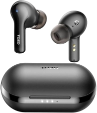 TOZO A2 MINI WIRELESS EARBUDS BLUETOOTH 5.3, LIGHTWEIGHT IN-EAR HEADPHONES, IPX5, BLACK