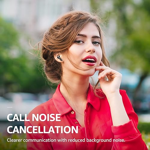 TOZO E2 WIRELESS EARBUDS, BLUETOOTH 5.3, 10MM BASS, 32 EQ, AI NOISE CANCEL, 30H PLAYTIME, 2 MICS