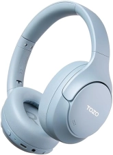 TOZO HT3 WIRELESS NOISE CANCELLING HEADPHONES, 90H PLAYTIME, BLUETOOTH, 5 MICS, USB-C, 32 EQ MODES