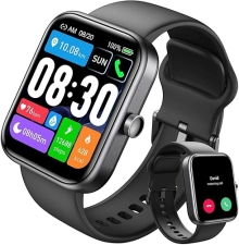 TOZO SMART WATCH 1.83 FOR MEN WOMEN, BLUETOOTH CALL, FITNESS TRACKER, IP68, 100 SPORTS MODES