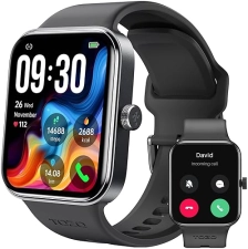 TOZO AMOLED S4 ACUFIT ONE SMART WATCH 1.78 SCREEN, FITNESS TRACKER, IP68, FOR IOS ANDROID, BLACK