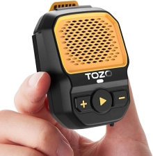 TOZO PM1 AI SMART WEARABLE BLUETOOTH SPEAKER WITH CHATGPT, 20H PLAYTIME, CLIP-ON, MIC