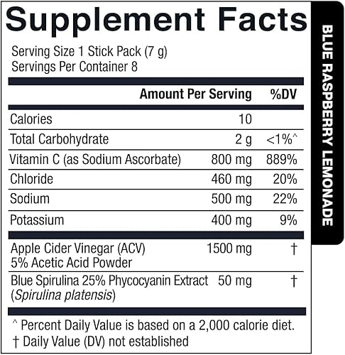 ESSENTIAL ELEMENTS SUGAR-FREE ELECTROLYTE POWDER PACKETS, 24 STICKS, ACV VITAMIN C, VARIETY PACK
