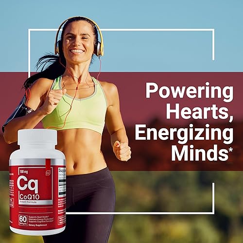ESSENTIAL ELEMENTS COQ10 100MG SOFTGELS HEART, BRAIN VASCULAR SUPPORT SUPPLEMENT, 60 COUNT