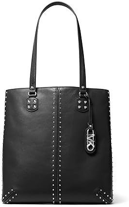 MICHAEL KORS ASTOR LARGE TOTE BAG STUDDED DESIGNER HANDBAG FOR WOMEN, SHOULDER PURSE