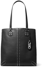 MICHAEL KORS ASTOR LARGE TOTE BAG STUDDED DESIGNER HANDBAG FOR WOMEN, SHOULDER PURSE