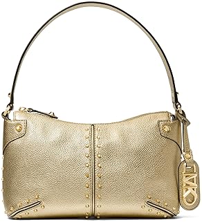 MICHAEL KORS ASTOR LARGE STUDDED POUCHETTE CROSSBODY BAG DESIGNER HANDBAG FOR WOMEN