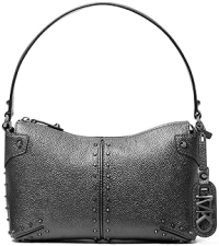 MICHAEL KORS ASTOR LARGE STUDDED POUCHETTE BAG DESIGNER LEATHER CLUTCH HANDBAG FOR WOMEN