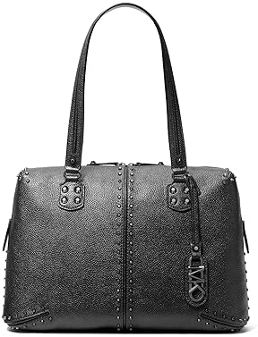 MICHAEL KORS ASTOR LARGE SHOULDER TOTE BAG STUDDED LEATHER DESIGNER HANDBAG FOR WOMEN