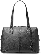 MICHAEL KORS ASTOR LARGE SHOULDER TOTE BAG STUDDED LEATHER DESIGNER HANDBAG FOR WOMEN
