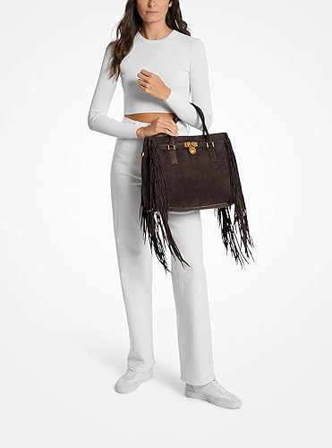 MICHAEL KORS HAMILTON MODERNE LARGE SATCHEL BAG DESIGNER LEATHER HANDBAG FOR WOMEN