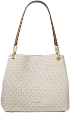 MICHAEL KORS KENSINGTON LARGE SHOULDER TOTE BAG FOR WOMEN DESIGNER HANDBAG PURSE