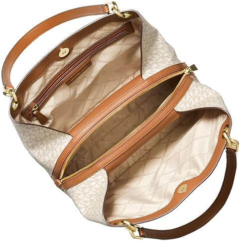 MICHAEL KORS KENSINGTON LARGE SHOULDER TOTE BAG FOR WOMEN DESIGNER HANDBAG PURSE