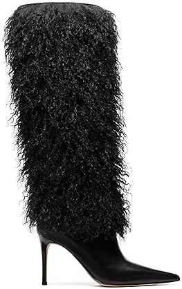 MICHAEL KORS WOMENS DAWN MID CALF HEELED BOOTS FASHION LEATHER BOOTIES FOR WOMEN