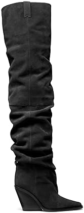 MICHAEL KORS NOEMIE WOMENS OVER-THE-KNEE HEELED BOOTS STYLISH DESIGNER HIGH HEEL FOOTWEAR