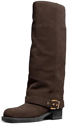 MICHAEL KORS COLBY WOMENS MID CALF LEATHER BOOTS FASHIONABLE DESIGNER FOOTWEAR FOR WOMEN