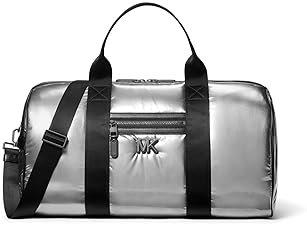 MICHAEL KORS BROOKLYN FLIGHT DUFFLE BAG STYLISH TRAVEL CARRY-ON LUGGAGE FOR MEN WOMEN