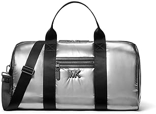 MICHAEL KORS BROOKLYN FLIGHT DUFFLE BAG STYLISH TRAVEL CARRY-ON LUGGAGE FOR MEN WOMEN