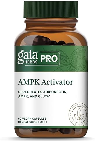 GAIA HERBS PRO AMPK ACTIVATOR ENERGY SUPPORT WITH ASTRAGALUS, NOTOGINSENG 90 VEGAN CAPSULES