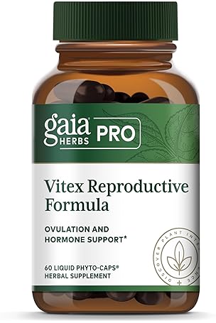 GAIA HERBS PRO VITEX SUPPLEMENT SUPPORTS HEALTHY OVULATION REPRODUCTIVE HEALTH 60 CAPSULES