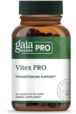 GAIA HERBS PRO VITEX PRO ORGANIC CHASTE TREE SUPPLEMENT FOR MENSTRUAL MENOPAUSE SUPPORT, 60 CAPS