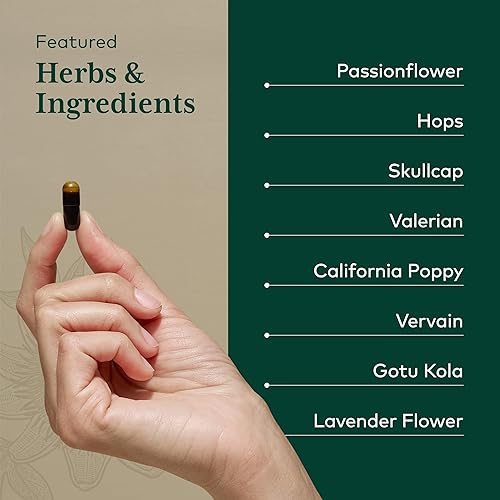 GAIA HERBS PRO SLEEP FORMULA VEGAN CAPSULES WITH VALERIAN, PASSIONFLOWER LAVENDER 60 COUNT