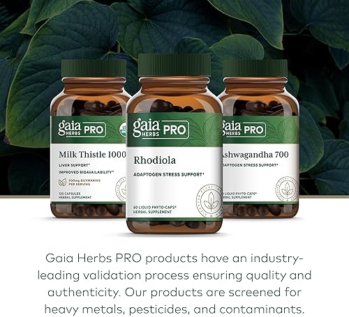 GAIA HERBS PRO RHODIOLA ROOT EXTRACT VEGAN ENERGY ADAPTOGEN SUPPLEMENT 60 CAPSULES