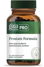 GAIA HERBS PRO PROSTATE FORMULA PROSTATE HEALTH SUPPLEMENT WITH GREEN TEA, POMEGRANATE NETTLE, 60 CA