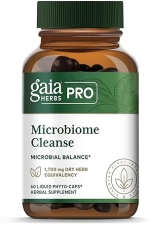 GAIA HERBS  PRO MICROBIOME CLEANSE DIGESTIVE GI HEALTH SUPPLEMENT WITH OREGANO WORMWOOD, 60 CAPS