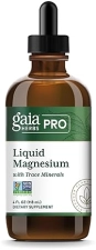 GAIA HERBS LIQUID MAGNESIUM SUPPLEMENT WITH TRACE MINERALS FOR ENERGY DNA SUPPORT, 4 FL OZ