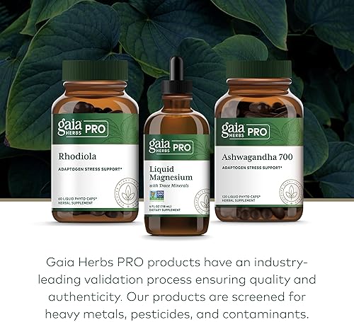 GAIA HERBS LIQUID MAGNESIUM SUPPLEMENT WITH TRACE MINERALS FOR ENERGY DNA SUPPORT, 4 FL OZ