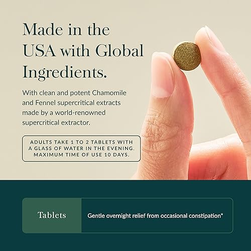 GAIA HERBS NATURAL LAXATIVE TABLETS CONSTIPATION RELIEF FOR ADULTS WITH SENNA, ALOE FENNEL 90CT