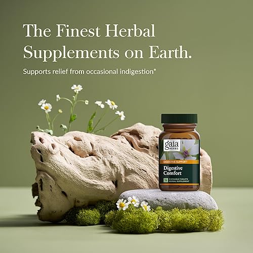 GAIA HERBS DIGESTIVE COMFORT CAPSULES, 14 COUNT HERBAL SUPPLEMENT FOR HEALTHY DIGESTION