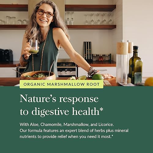 GAIA HERBS DIGESTIVE COMFORT CAPSULES, 14 COUNT HERBAL SUPPLEMENT FOR HEALTHY DIGESTION