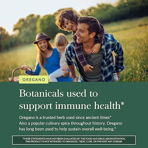 GAIA HERBS OIL OF OREGANO CAPSULES IMMUNE ANTIOXIDANT SUPPORT, 120 VEGAN CAPS, 60-DAY SUPPLY
