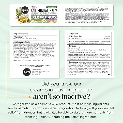 PURIYA EXTRA-STRENGTH ANTIFUNGAL CREAM FOR ATHLETE S FOOT, JOCK ITCH RINGWORM, ITCH RELIEF