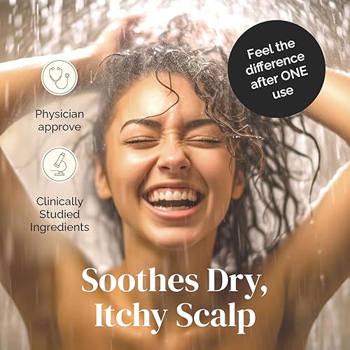 PURIYA TEA TREE CLARIFYING SHAMPOO FOR DRY, ITCHY SCALP RELIEF, SULFATE-FREE, 16 OZ