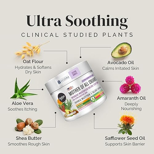 PURIYA ECZEMA CREAM 4.5OZ NEA ACCEPTED, FRAGRANCE-FREE, COLLOIDAL OATMEAL, DRY ITCHY SKIN RELIEF