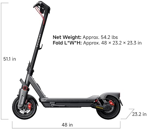 SEGWAY NINEBOT MAX G2 G3 ELECTRIC SCOOTER FOR ADULTS, 22-28 MPH, 50 MILE RANGE, DUAL SUSPENSION