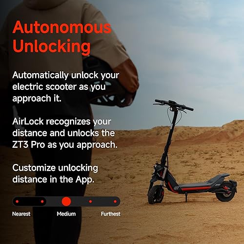 Segway ZT3 Pro Elektrikli Scooter 43,5 Mil Menzil, 1600W