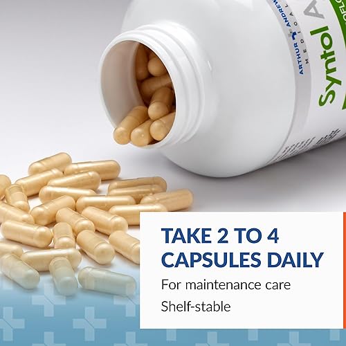 ARTHUR ANDREW,  SYNTOL 3-IN-1 PROBIOTIC, PREBIOTIC FIBER YEAST CLEANSE ENZYMES180 CAPSULES