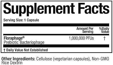 ARTHUR ANDREW MEDICAL FLORAPHAGE PREBIOTIC FORMULA PROBIOTIC MULTIPLIER, 90 CAPSULES SUPPLEMENT