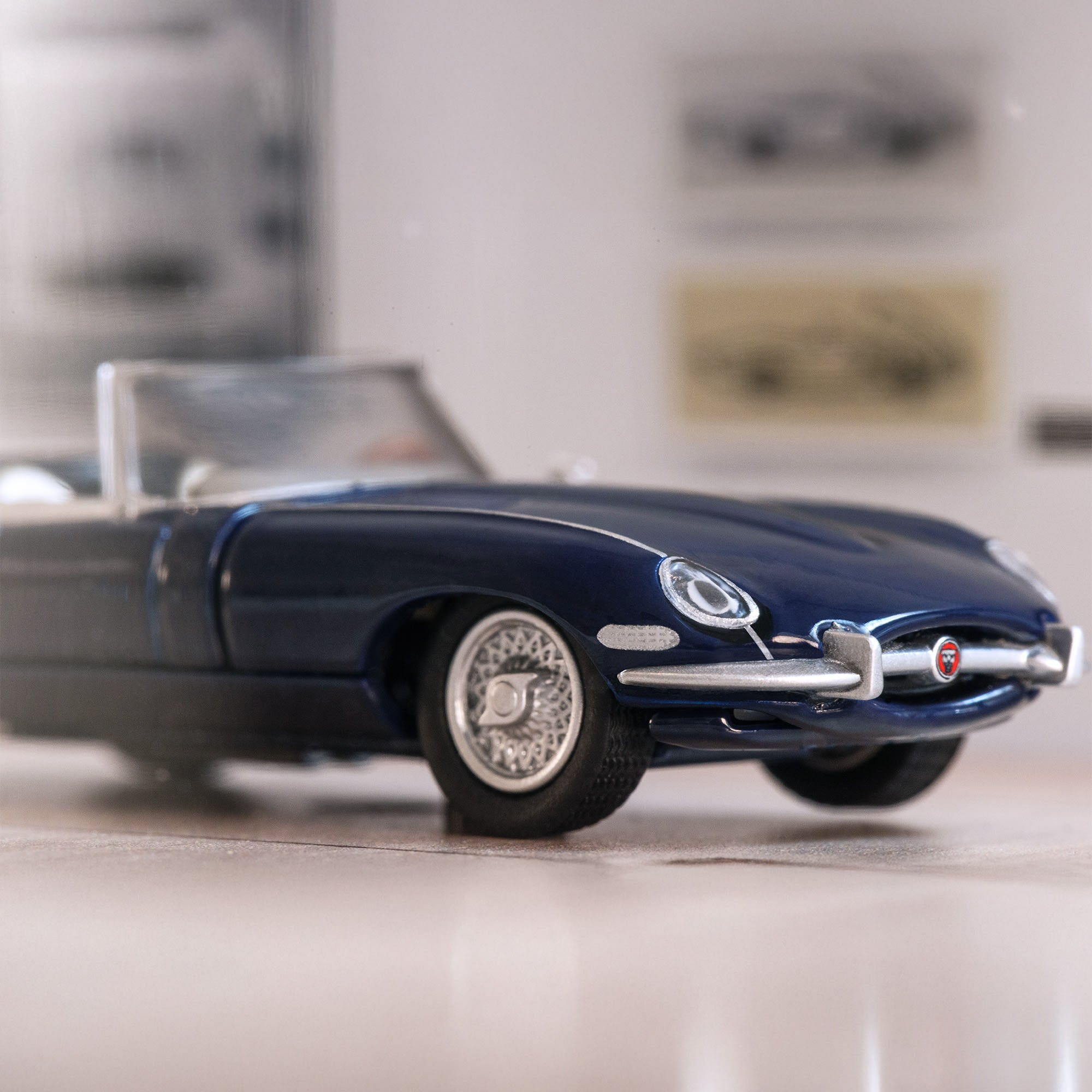 MATTEL HOT WHEELS X MOMA JAGUAR E-TYPE ROADSTER